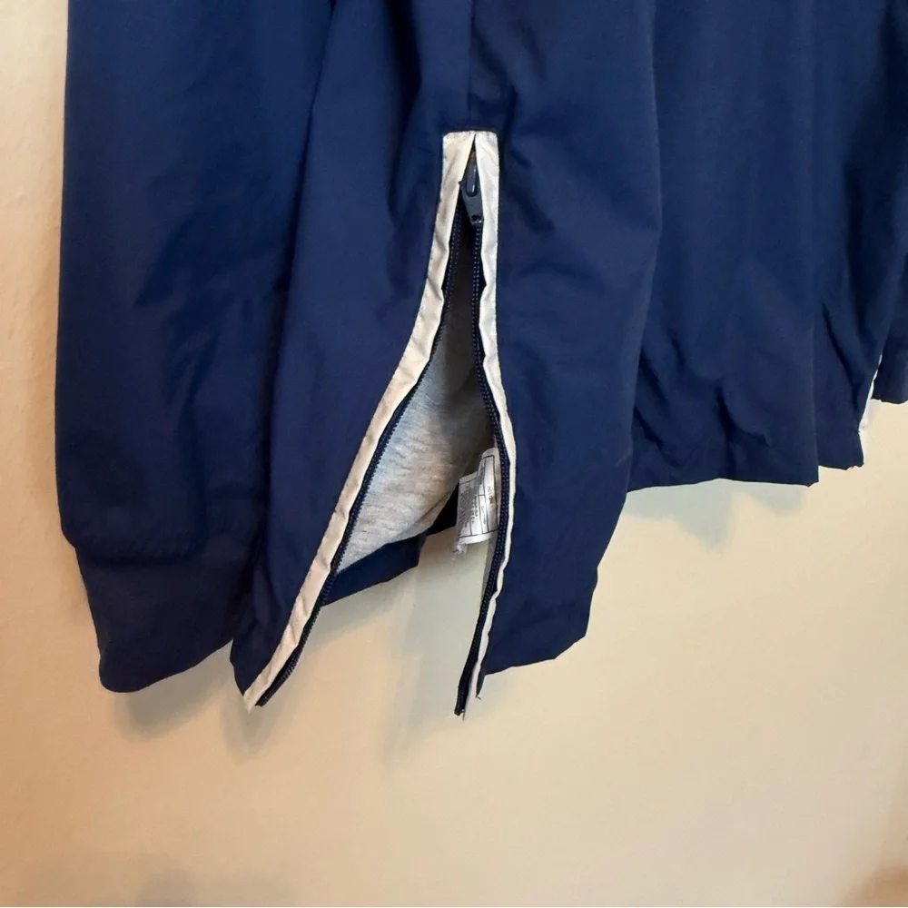 Vintage Nike Windbreaker Jacket Boys XL Blue Full Zip Lined
